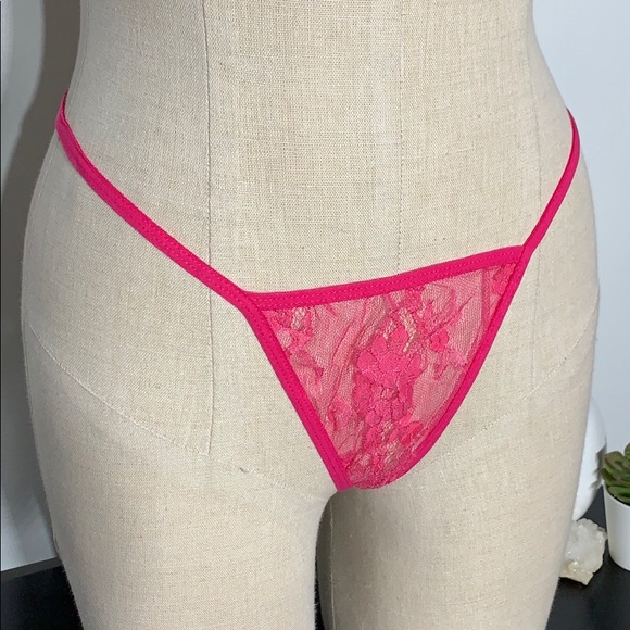 Sheer lace tunic and thong set - Picture 6 of 14